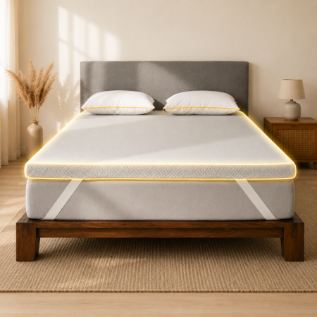 Memory Foam Mattress Topper 72x60x2
