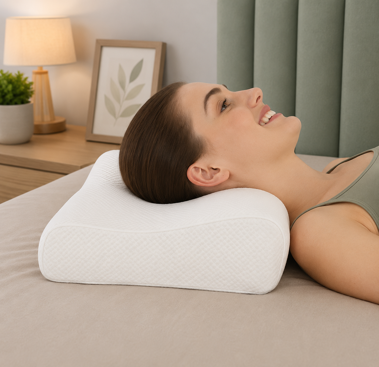 Memory Foam Contour Pillow 24x14x4