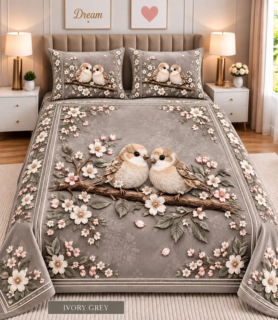 11D Illusion Bedspread King Size 108x108
