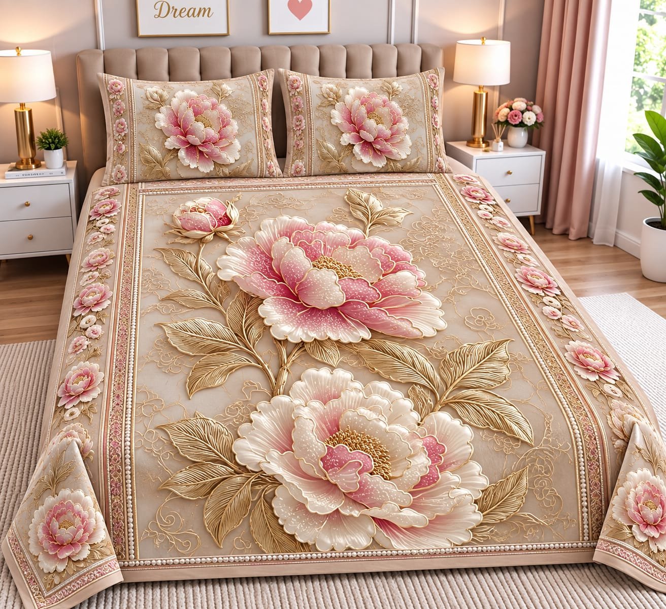 11D Illusion Bedspread King Size 108x108