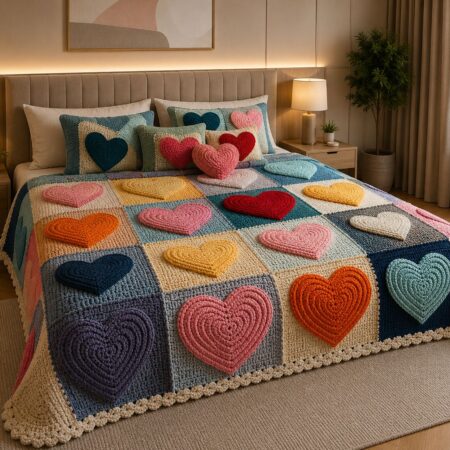 11D Illusion Bedspread King Size 108x108