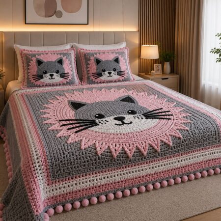 11D Illusion Bedspread King Size 108x108