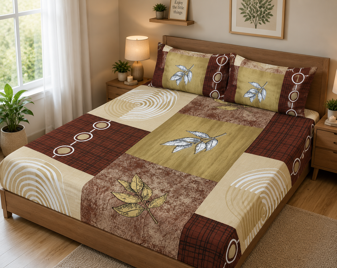 Bedsheet King Size -Onam Special Offer (1+1) Rs.1499 Only - Image 3