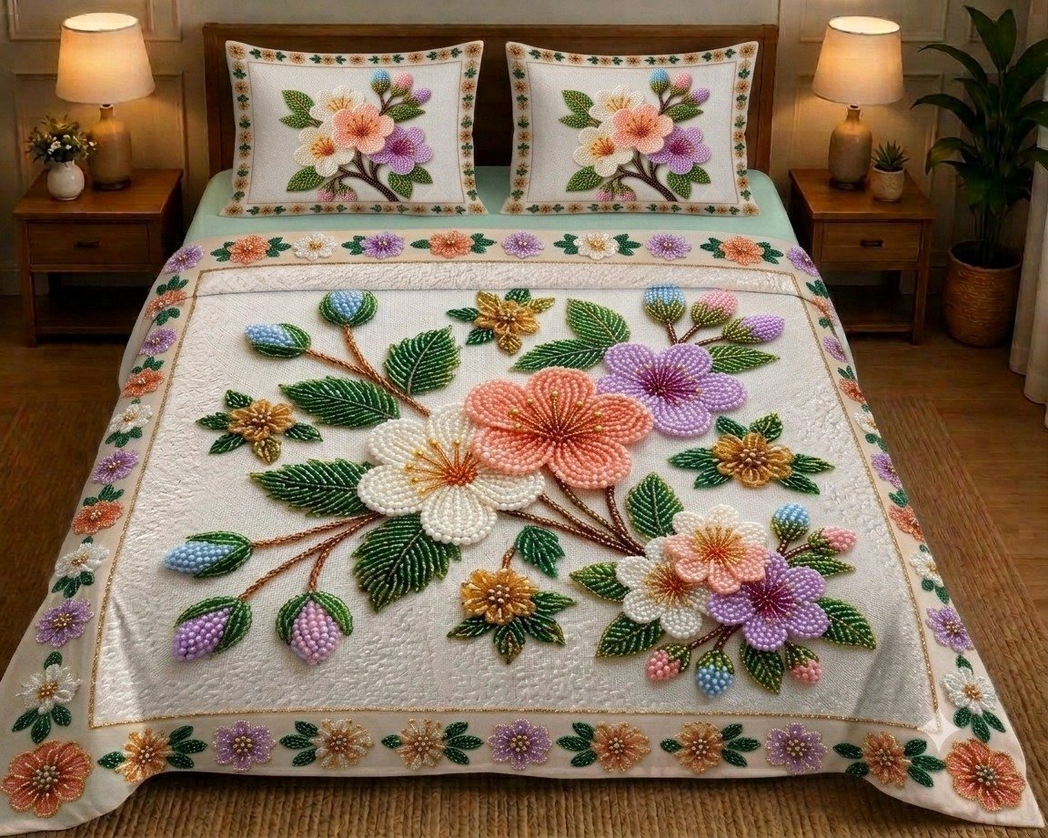 11D Illusion Bedspread King Size 108x108