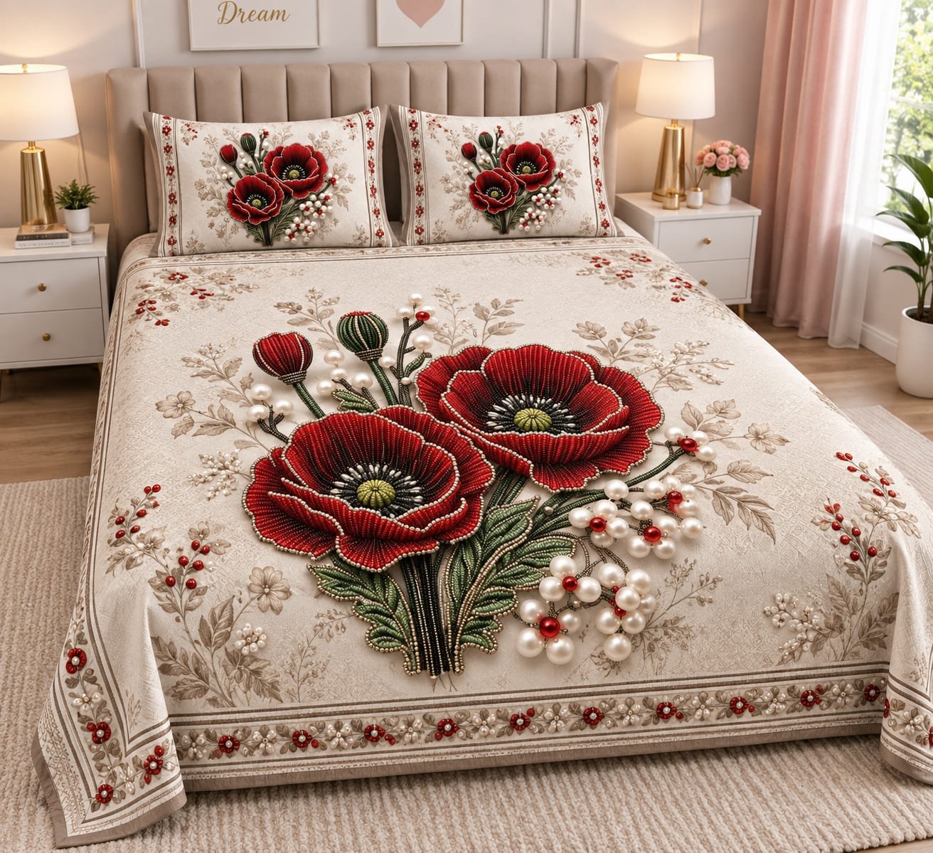 11D Illusion Bedspread King Size 108x108