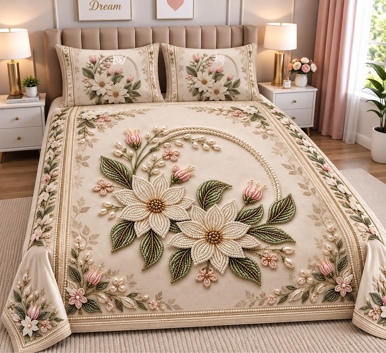 11D Illusion Bedspread King Size 108x108