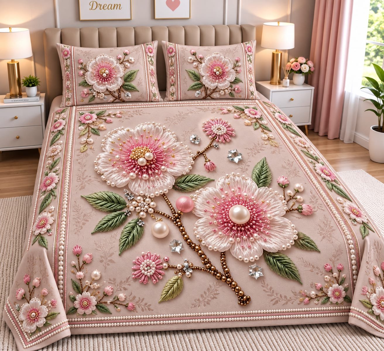 11D Illusion Bedspread King Size 108x108