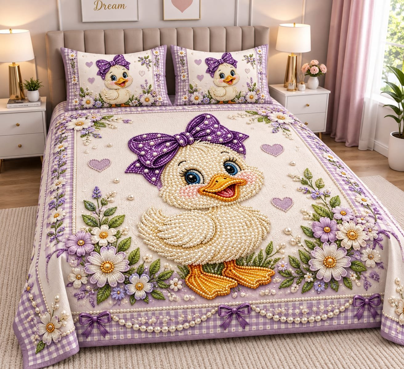 11D Illusion Bedspread King Size 108x108